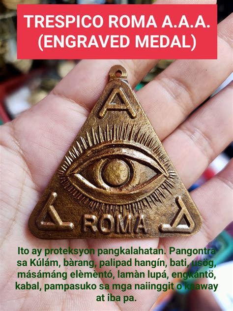 trespico roma meaning|Agimat: Apotropaic Power Totems from the Philippines .